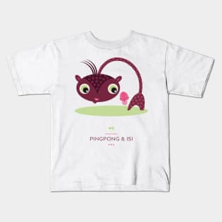 Illustration Nursery Little Monster - Pingpong and Isi Kids T-Shirt